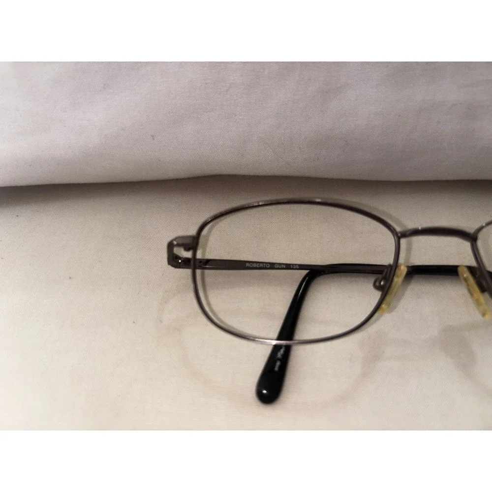Kidco BUDDY GUNMETAL 52-19-135 Metal Full Rim Eyeglasses Frame Roberto Gun Style